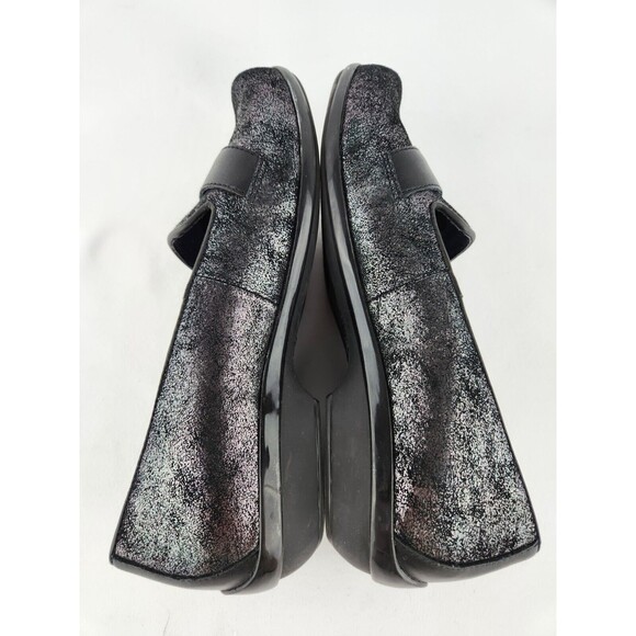 Dansko Olena Metallic COMFY Flats US 6.5 - 7 EU 37 Black Slip On Loafers Shoes - Picture 10 of 16